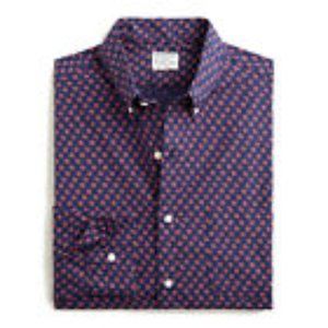 J.Crew Men’s “Sakura” print Button Down. Size M/Slim fit